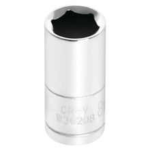 Load image into Gallery viewer, Performance Tool W36208 1/4" DR x 8mm Chrome Socket - 6 Pt.