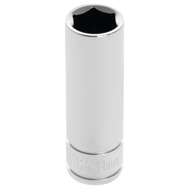 Performance Tool W36411 1/4" DR x 11mm Deep Socket - 6 Pt.