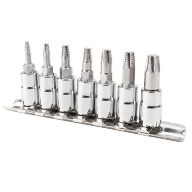 Performance Tool W36790 7 pc. 1/4" Dr. X-Trax Star Extractor Set
