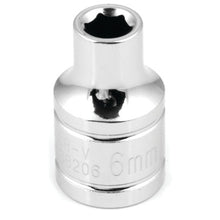 Load image into Gallery viewer, Performance Tool W38206 3/8" DR x 6mm Chrome Socket - 6 Pt.