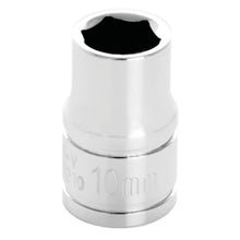 Load image into Gallery viewer, Performance Tool W38210 3/8" DR x 10mm Chrome Socket - 6 Pt.