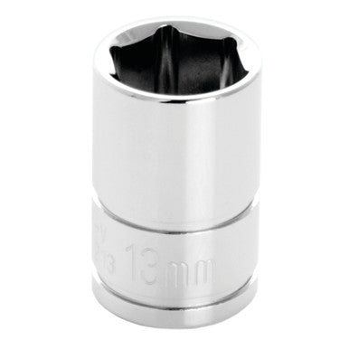 Performance Tool W38213 3/8" DR x 13mm Chrome Socket - 6 Pt.