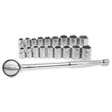 Load image into Gallery viewer, Performance Tool W38302 17 pc. 1/2" Dr. Socket Set