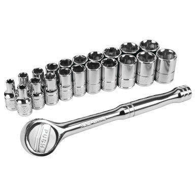 Performance Tool W38304 21 pc. 1/4" Dr. Socket Set