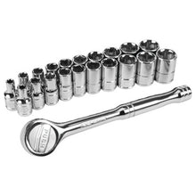 Load image into Gallery viewer, Performance Tool W38304 21 pc. 1/4" Dr. Socket Set