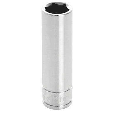 Performance Tool W38412 3/8" DR x 12mm Deep Socket - 6 Pt.