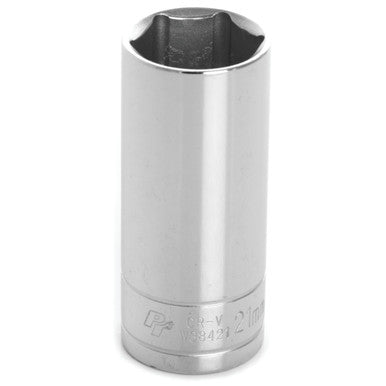 Performance Tool W38421 3/8" DR x 21mm Deep Socket - 6 Pt.