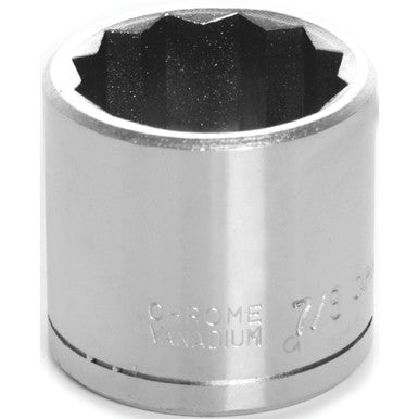Performance Tool W38528 3/8" DR x 7/8" Chrome Socket - 12 Pt.