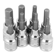 Load image into Gallery viewer, Performance Tool W38870 8 pc. 3/8" Dr. SAE Hex Bit Set