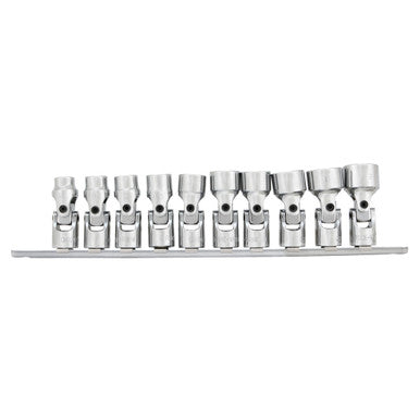 Performance Tool W38981 10 pc. 3/8" Dr. Metric Flex Socket Set