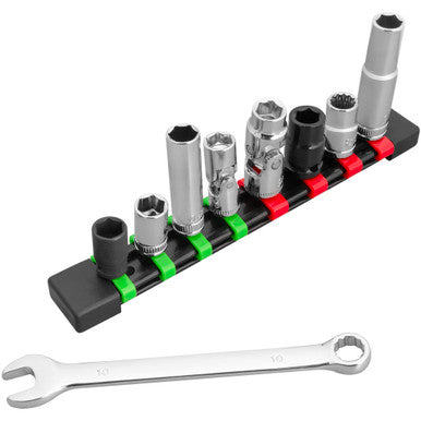 Performance Tool W39001 9 pc. Master 10mm Socket & Wrench Set