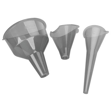 Performance Tool W4053 3 pc. Clear View Funnels (1/2 pt & 1 qt)