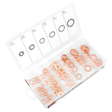 Performance Tool W5217 110 pc. Copper Washer Assortment