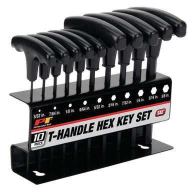 Performance Tool W80274 10 pc. SAE T-Handle Hex Key Set