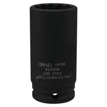 Load image into Gallery viewer, Performance Tool W83178 1/2&quot; DR x 30mm Impact Axle Nut Socket - 12Pt.