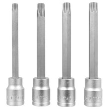 Load image into Gallery viewer, Performance Tool W86020 4 pc. 3/8" Dr. Long Star Bit Socket Set