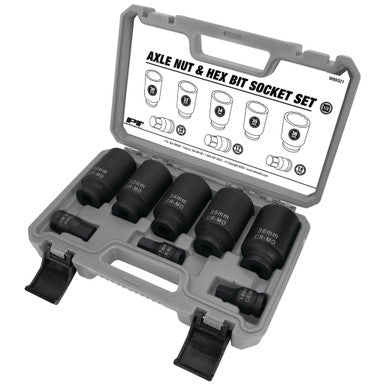 Performance Tool W89321 8 pc. Axle Nut and Hex Bit Socket Set