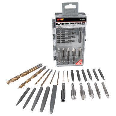 Performance Tool W9047 25 pc. Damaged Screw Extractor