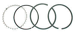 WISECO 4042GFX GF Style Single Piston Ring Set - 4.040