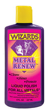 Load image into Gallery viewer, WIZARD PRODUCTS 11020 Metal Renew Polish 8oz.