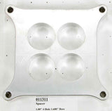 WILSON MANIFOLDS 011311 Carburetor Spacer - 4150 1in 4-Hole 1.680in
