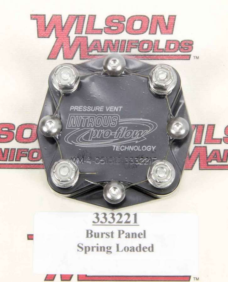 WILSON MANIFOLDS 333221 Manifold Pressure Relief Valve