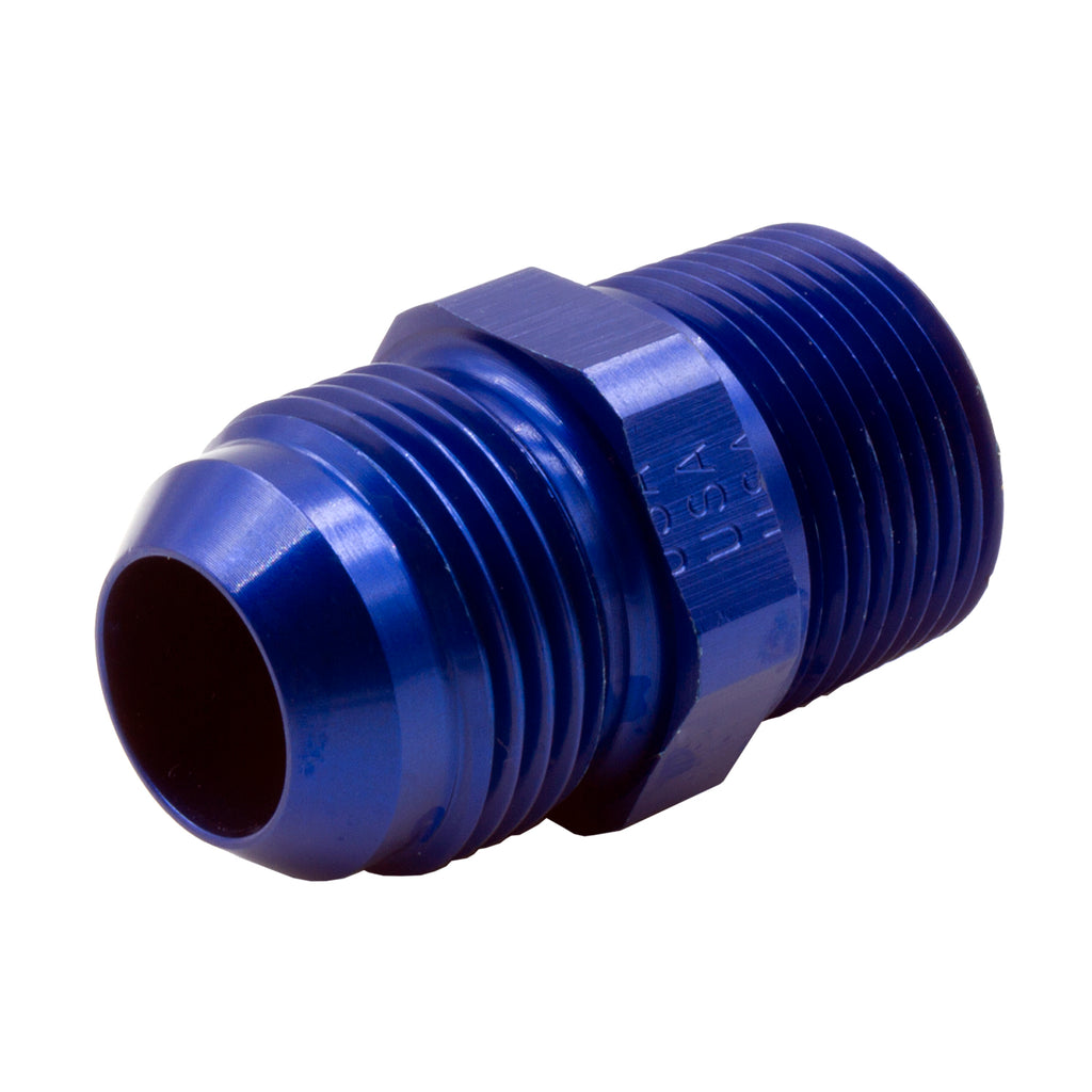 Dedenbear WPF1 ADAPTER, 12 AN TO 3/4" NPT, BLUE ALUMINUM