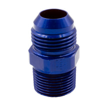 Load image into Gallery viewer, Dedenbear WPF1 ADAPTER, 12 AN TO 3/4" NPT, BLUE ALUMINUM