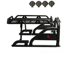Load image into Gallery viewer, Black Horse Off Road WRB-001BK-PLB Warrior Roll Bar Kit for Select Chevrolet Silverado 1500, Chevrolet Silverado HD, Chevrolet Silverado 3500, Chevrolet Silverado HD, Dodge Ram 1500, Dodge Ram 2500, Dodge Ram 3500, Ford F-150, GMC Sierra 1500, GMC Sierra