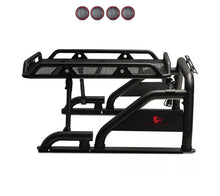 Load image into Gallery viewer, Black Horse Off Road WRB-001BK-PLFR Warrior Roll Bar Kit for Select Chevrolet Silverado 1500, Chevrolet Silverado HD, Chevrolet Silverado 3500, Chevrolet Silverado HD, Dodge Ram 1500, Dodge Ram 2500, Dodge Ram 3500, Ford F-150, GMC Sierra 1500, GMC