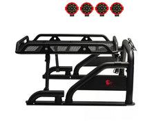 Load image into Gallery viewer, Black Horse Off Road WRB-001BK-PLR Warrior Roll Bar Kit for Select Chevrolet Silverado 1500, Chevrolet Silverado HD, Chevrolet Silverado 3500, Chevrolet Silverado HD, Dodge Ram 1500, Dodge Ram 2500, Dodge Ram 3500, Ford F-150, GMC Sierra 1500, GMC Sierra