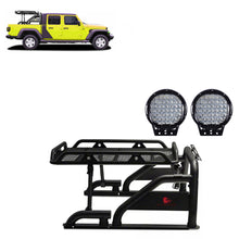 Load image into Gallery viewer, Black Horse Off Road WRB-09BK-PL69B Warrior Roll Bar Kit for Select Jeep Gladiator