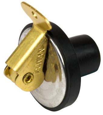 Seadog SED-520094-1 Baitwell Drain Plug, Brass/Rubber - 3/4" x 11/16"