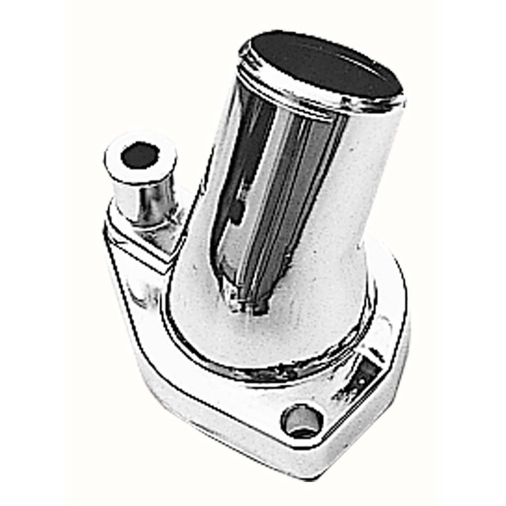 Water-Neck;-Ford-260-289-302-351W;-O-Ring-Seal-Chrome