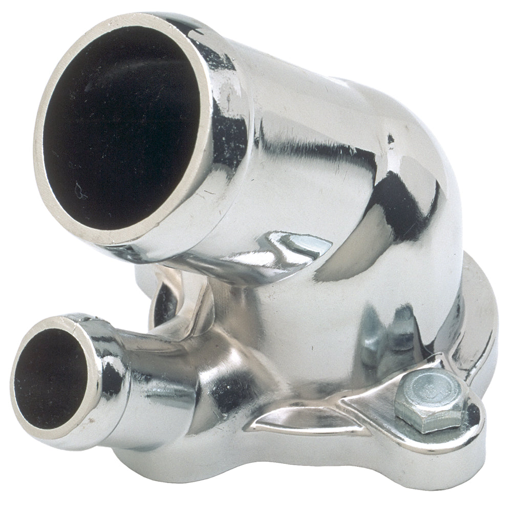 Water-Neck;-Olds-330-455,-Pontiac-6.6L;-(Gasket-Seal);--Chrome