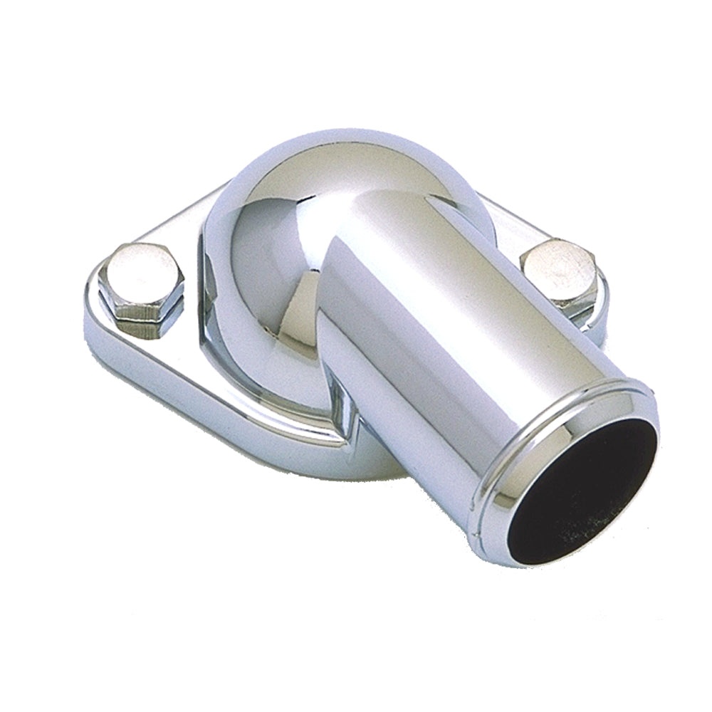 Water-Neck;-Pontiac-V8--1964-79;-O-Ring-Seal-Chrome