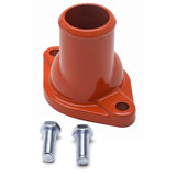 Trans-Dapt 9955 Water Neck; SB and BB Chevy; (O-Ring Seal); Straight-up design- CHEVY ORANGE