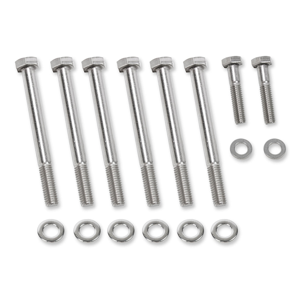 Water-Pump-Bolt-Set---Polished-Stainless-Steel