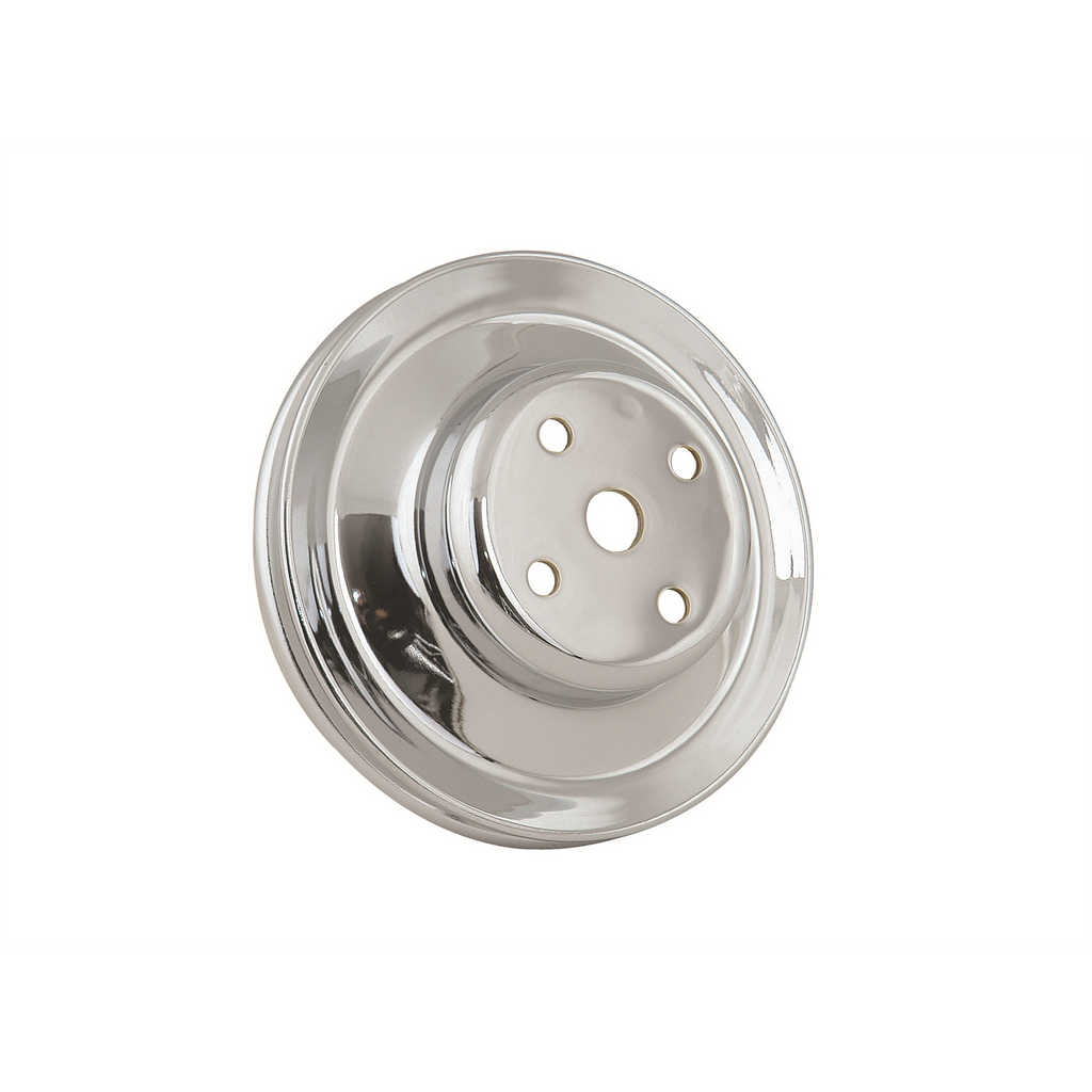 Water-Pump-Pulley---Chrome---Double-Groove