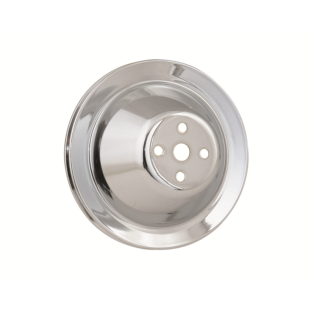 Water-Pump-Pulley---Chrome---Single-Groove