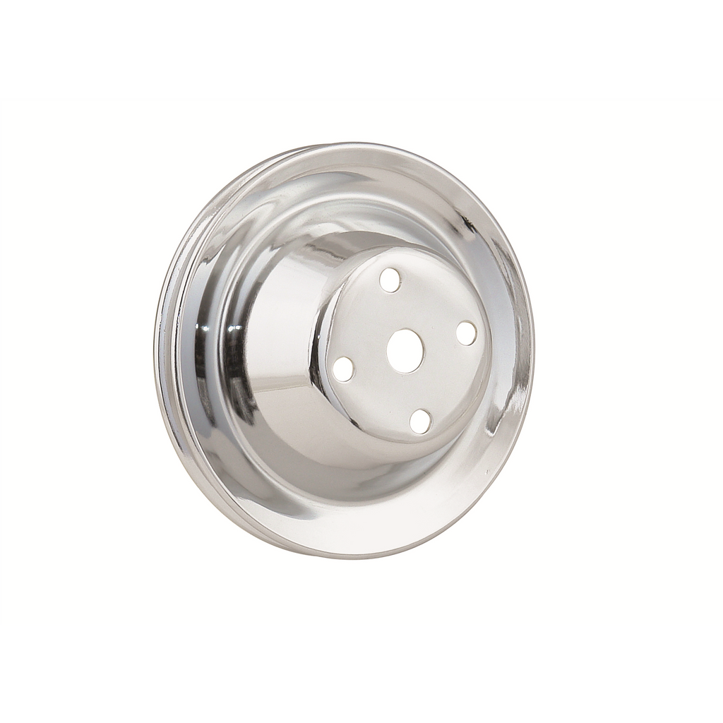 Water-Pump-Pulley---Chrome---Single-Groove