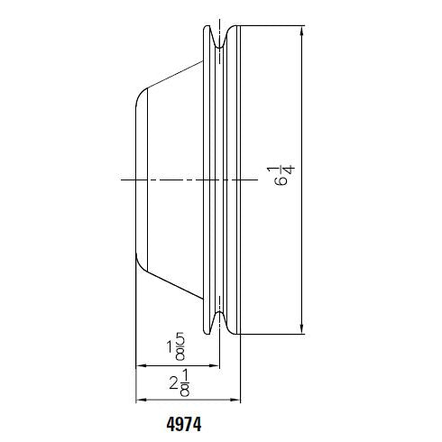 Water-Pump-Pulley---Chrome---Single-Groove
