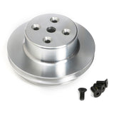 Trans-Dapt 8735 WATER PUMP PULLEY ALUMINUM BB CHEVY LWP MACHINED FINISH