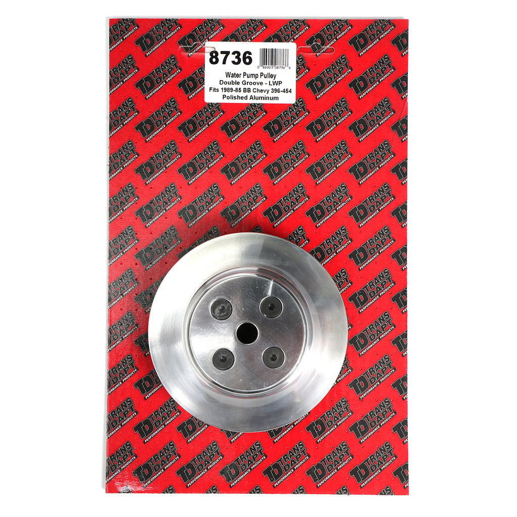 Water-Pump-Pulley-Aluminum-Bb-Chevy-Lwp-Polished-Finish