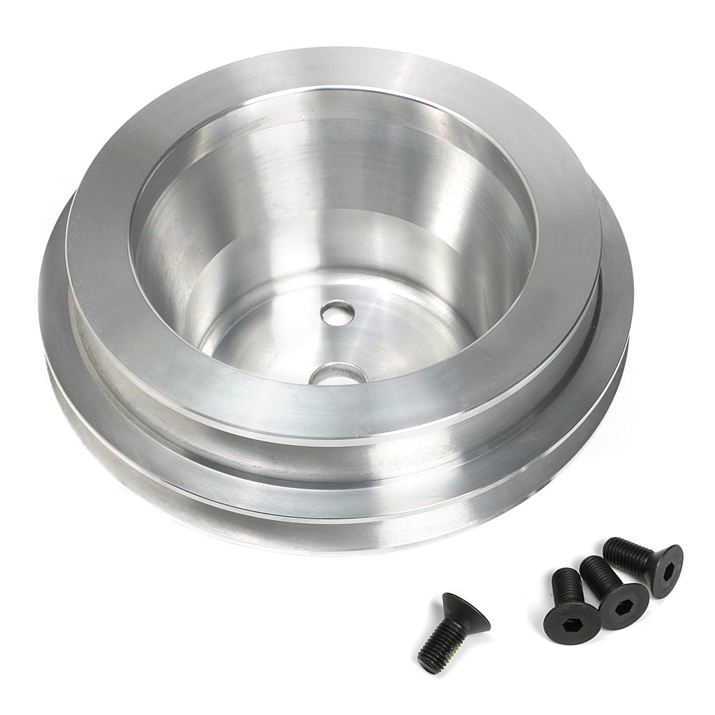 Water-Pump-Pulley-Aluminum-Bb-Chevy-Lwp-Polished-Finish