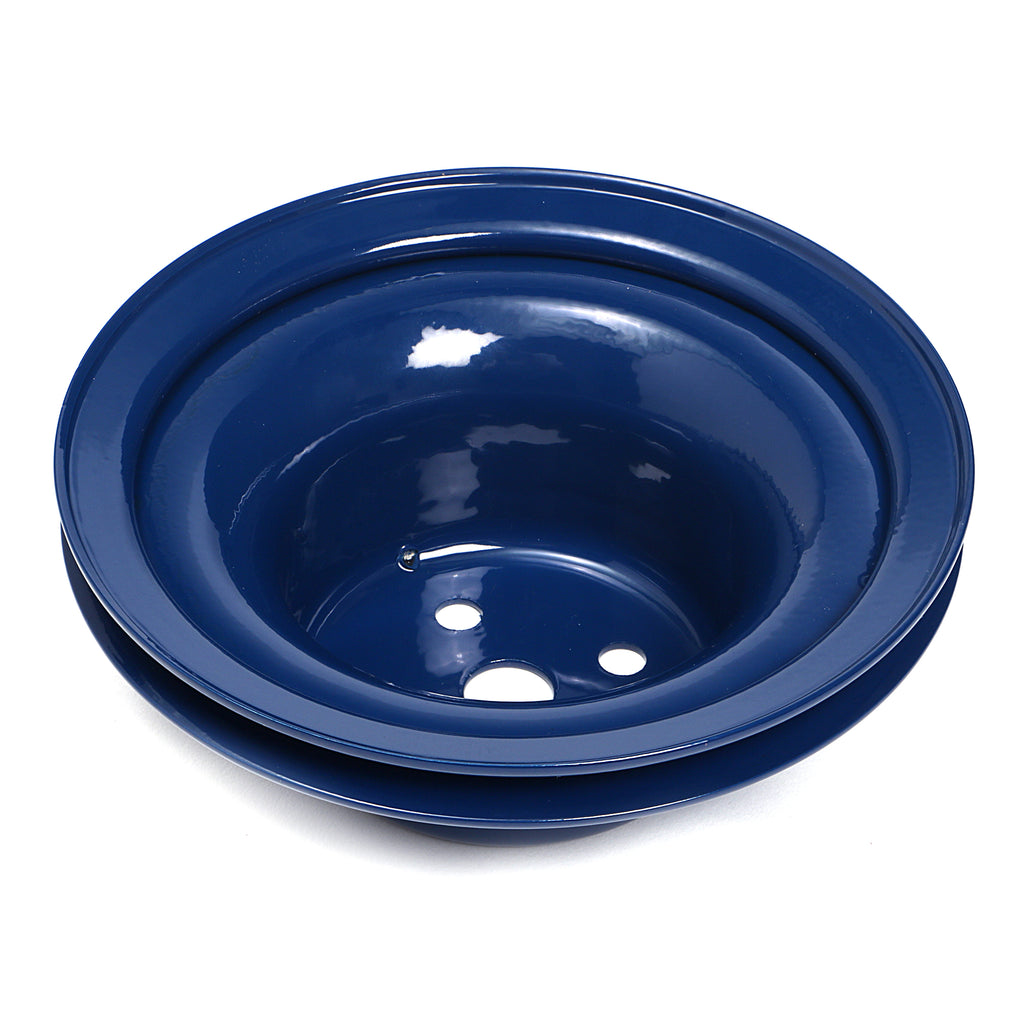 Water-Pump-Pulley;-1-Groove;-1965-1966-Ford-289;-O.E.-Water-Pump--Ford-Blue