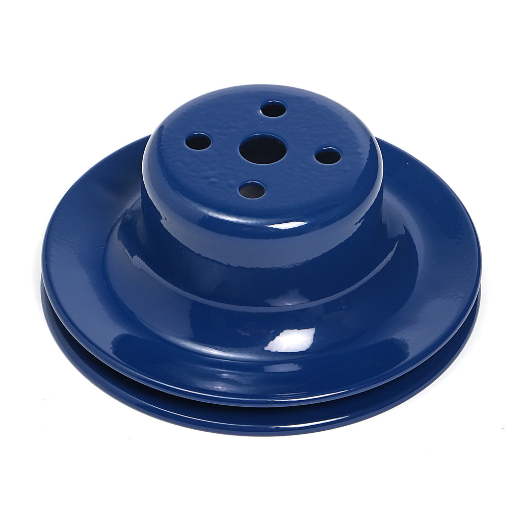 Water-Pump-Pulley;-1-Groove;-1965-1966-Ford-289;-O.E.-Water-Pump--Ford-Blue