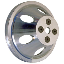 Load image into Gallery viewer, Water-Pump-Pulley;-1-Groove;-55-68-Chevrolet-396-454;-Short-WP--Mach.-Aluminum
