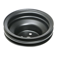 Load image into Gallery viewer, Water-Pump-Pulley;-2-Groove;-1965-1966-Ford-289;-O.E.-Water-Pump--Asphalt-Black