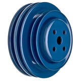 Trans-Dapt 8314 WATER PUMP Pulley; 3 Groove; 64-73 FORD 289 w/CA smog pump; O.E. W/P- FORD BLUE